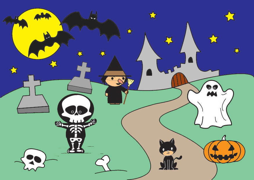 halloween Kleurplaat halloween