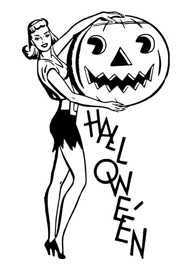 halloween Kleurplaat halloween