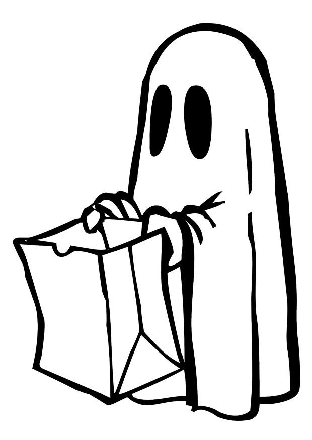 Kleurplaat halloween
