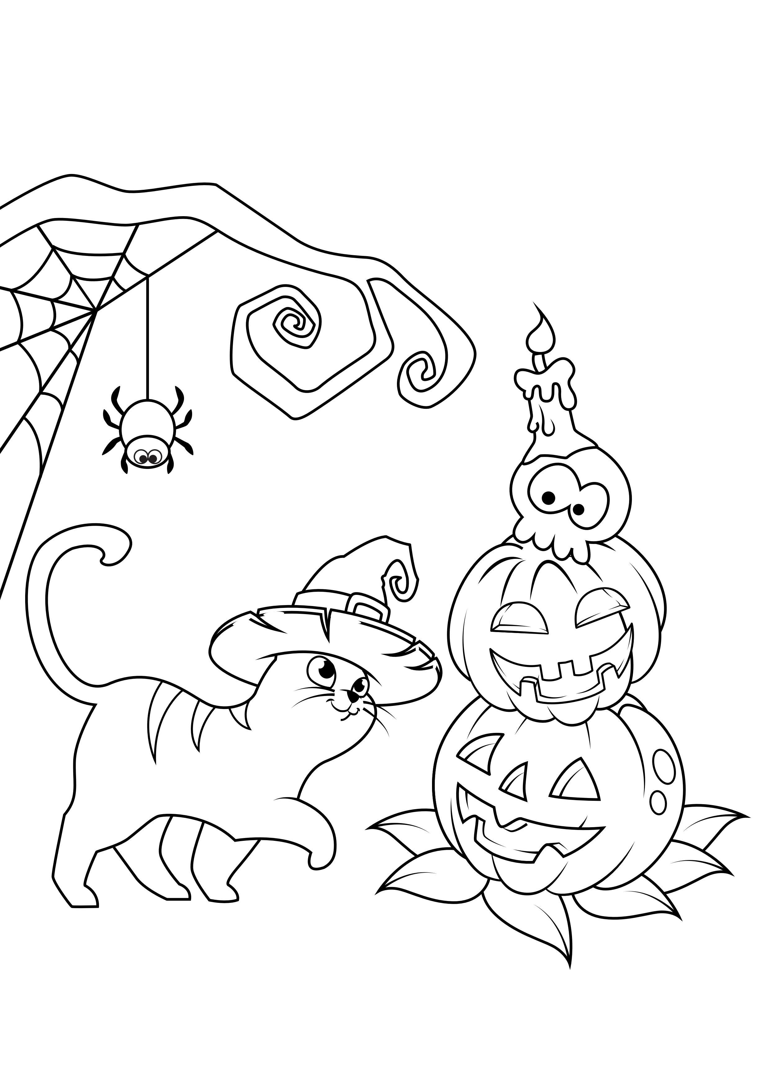 halloween Kleurplaat halloween