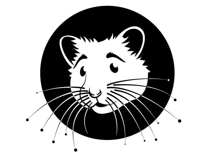 hamster Kleurplaat hamster