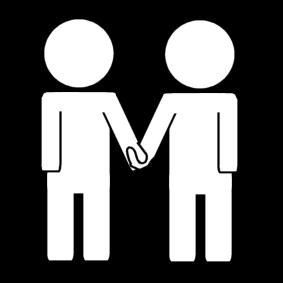 hand in hand Kleurplaat hand in hand