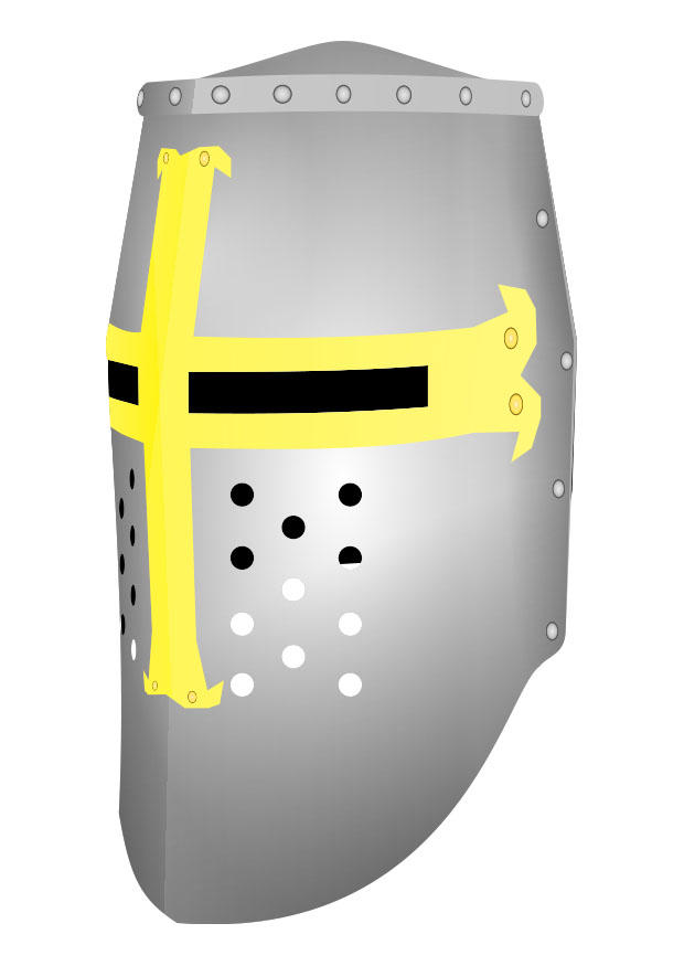 helm van ridder Afbeelding helm van ridder