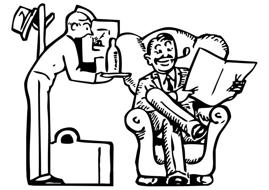hotel service Kleurplaat hotel service