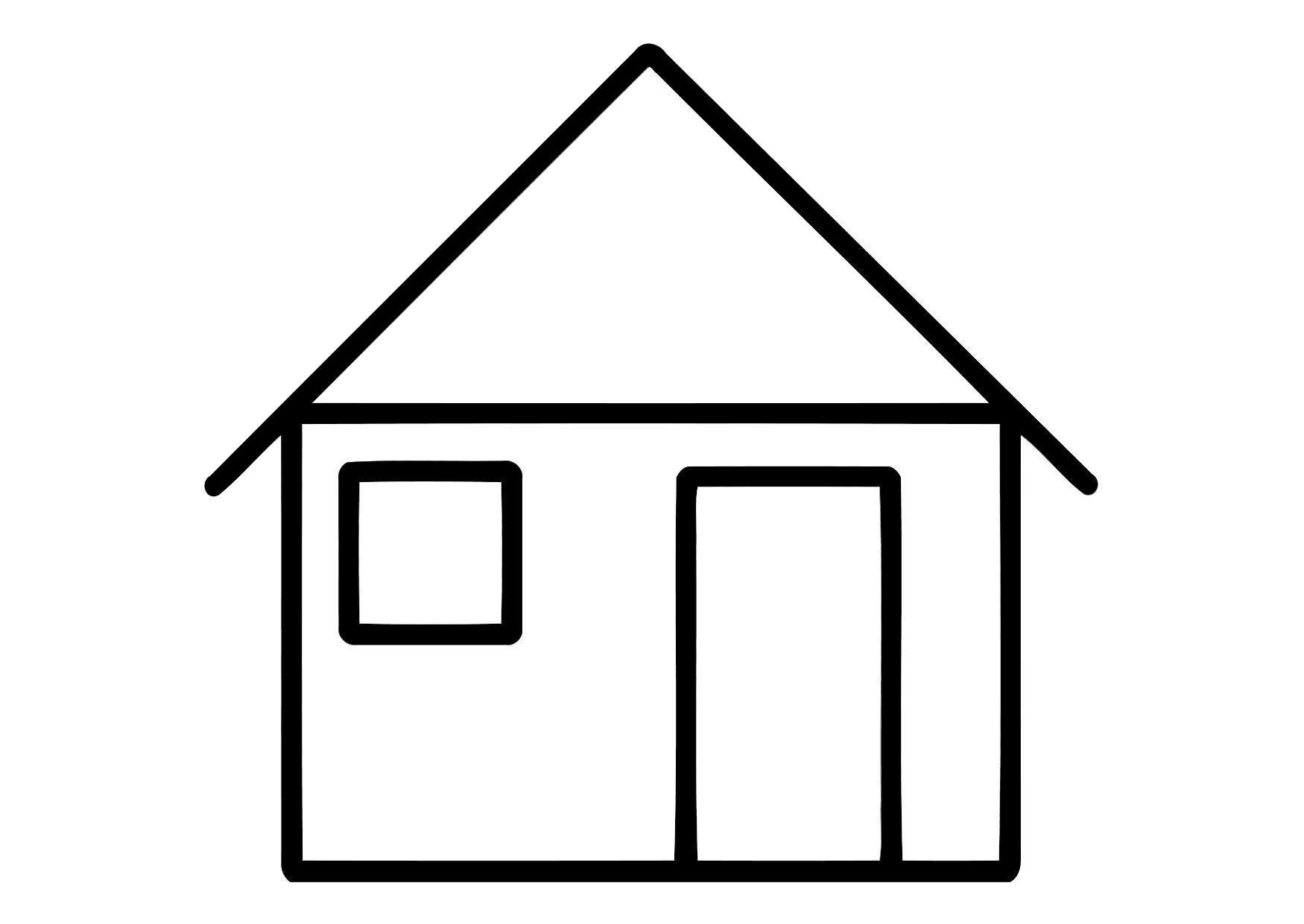 huis Kleurplaat huis