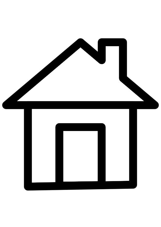 huis Kleurplaat huis