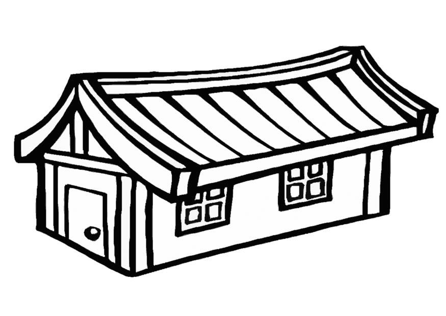 huis Kleurplaat huis
