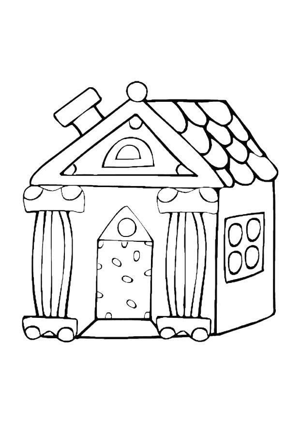 huisje Kleurplaat huisje