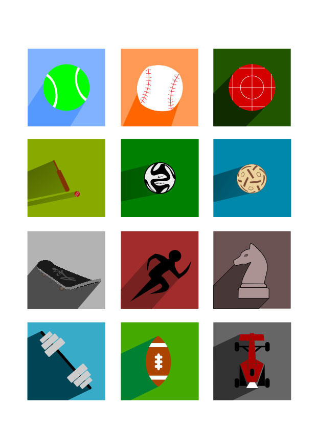 iconen sport Afbeelding iconen sport