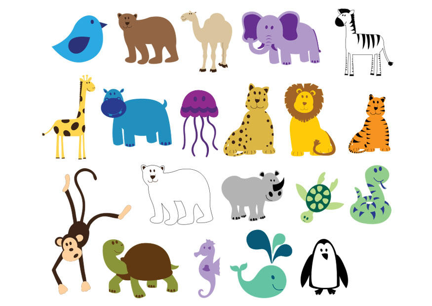 icoontjes dieren Afbeelding icoontjes dieren