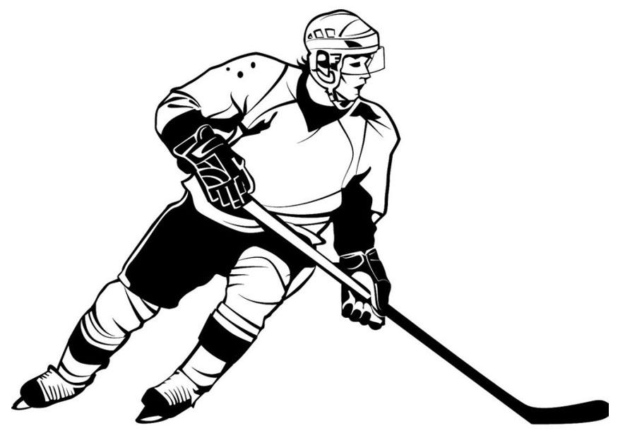 ijshockey Kleurplaat ijshockey