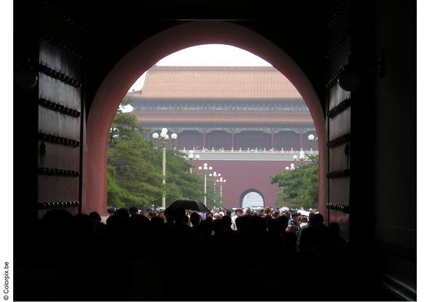 ingang verboden stad Foto ingang verboden stad