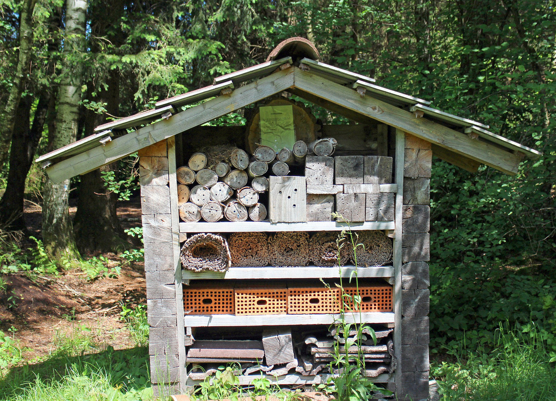 insectenhotel Foto insectenhotel