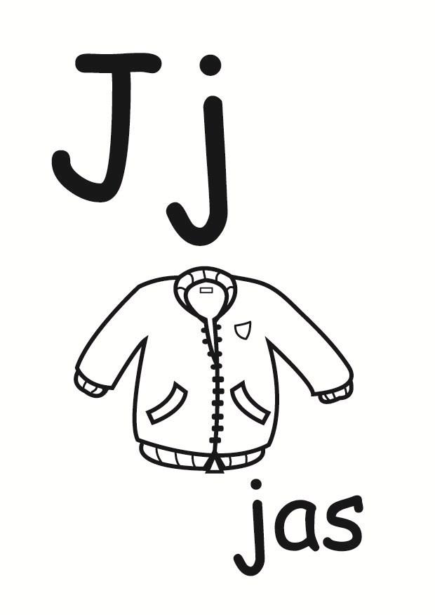 j Kleurplaat j