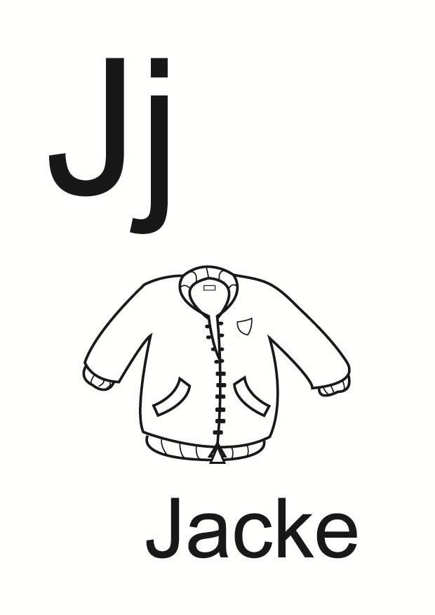 j Kleurplaat j