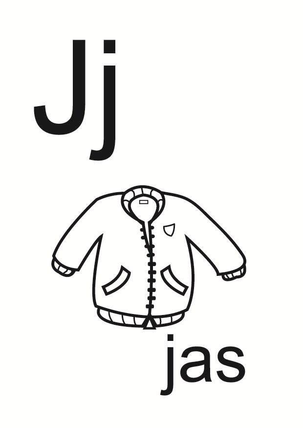 j Kleurplaat j
