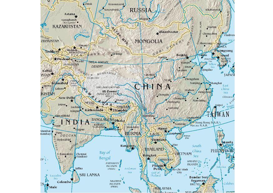 kaart china Afbeelding kaart china