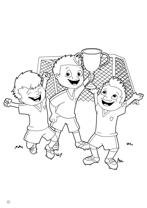 kampioen Kleurplaat kampioen