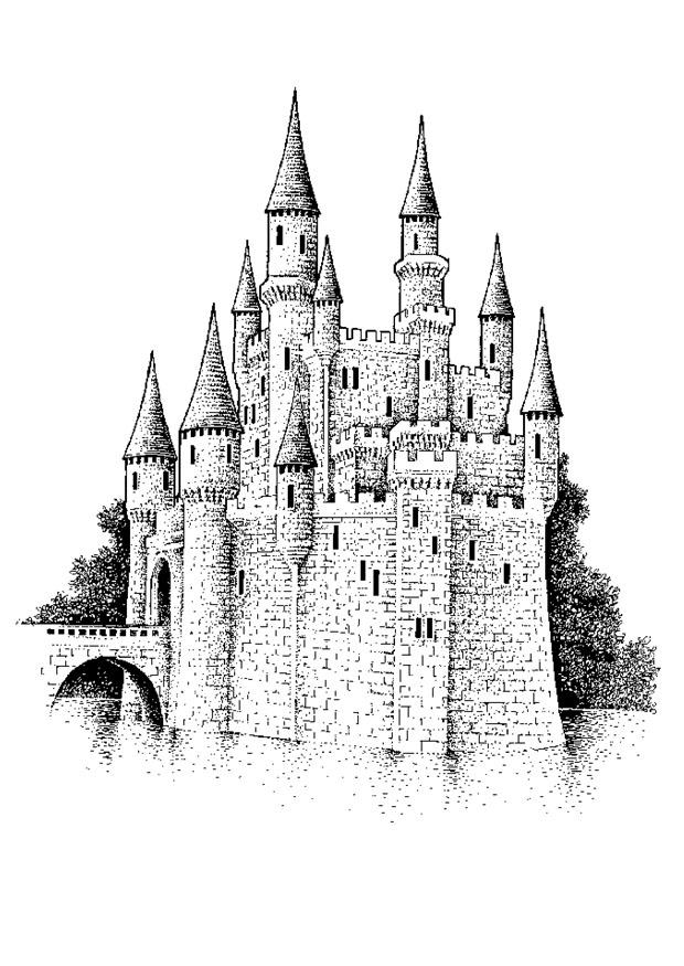 kasteel Kleurplaat kasteel