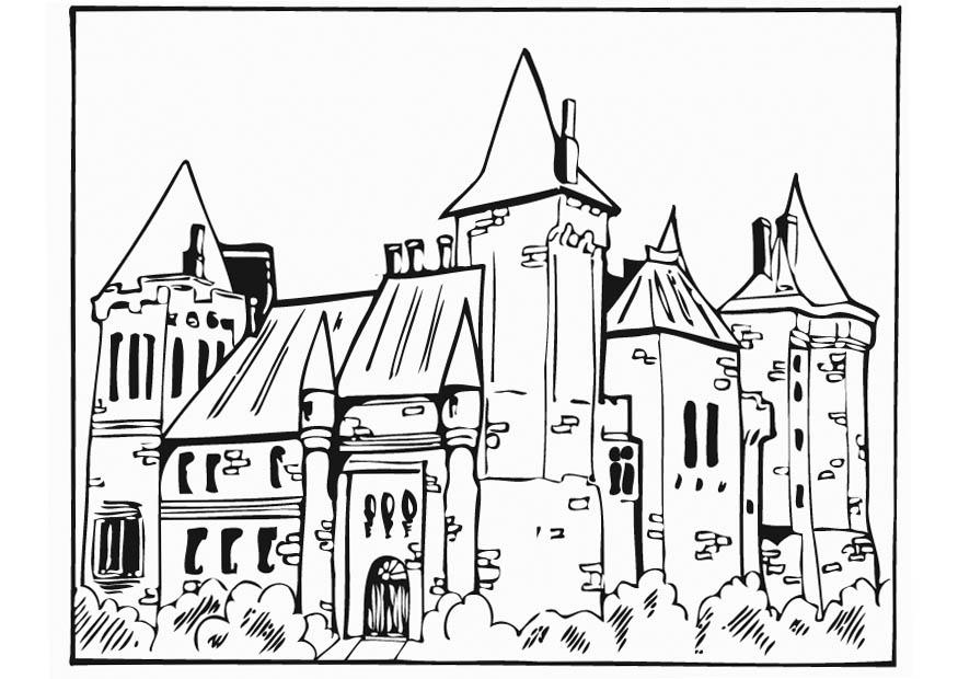 kasteel Kleurplaat kasteel