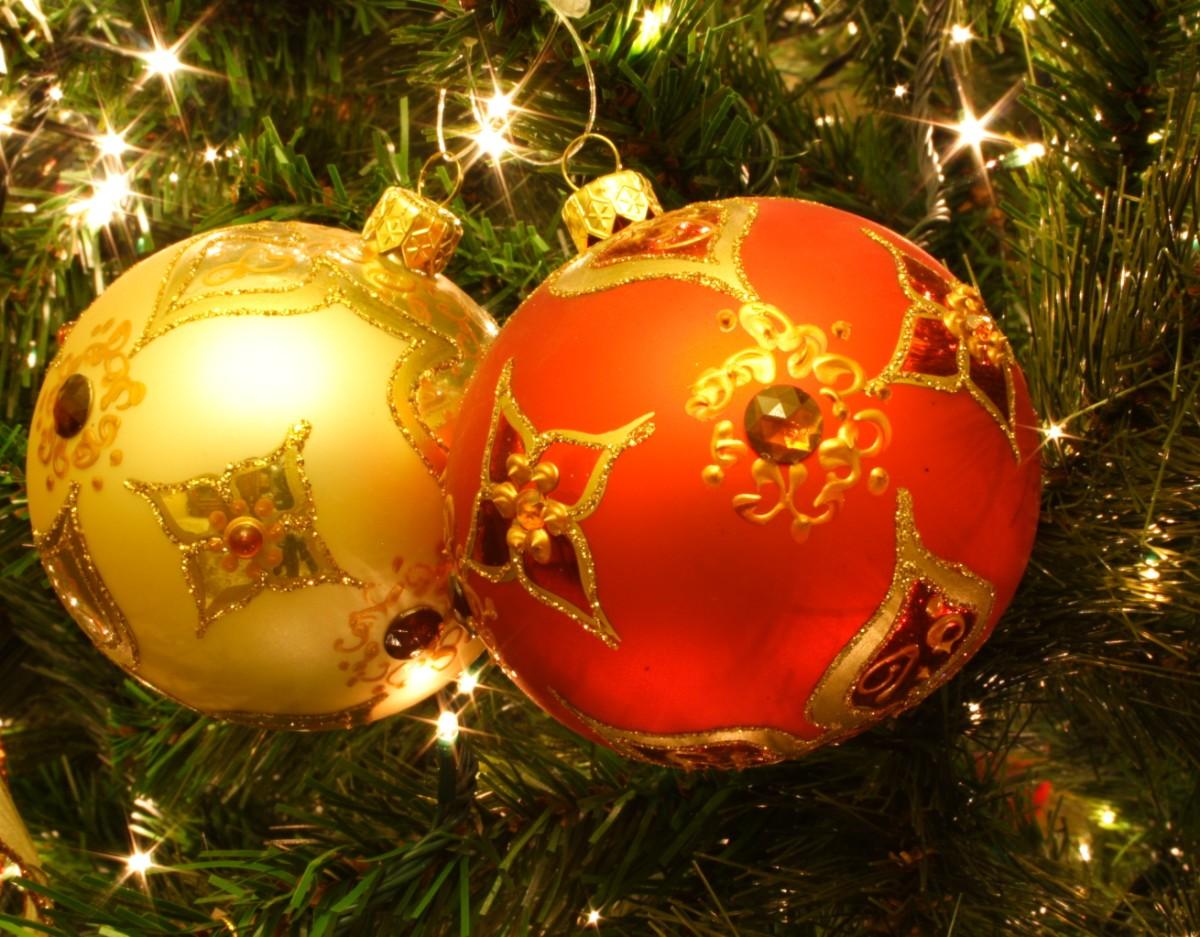 kerstbollen Foto kerstbollen
