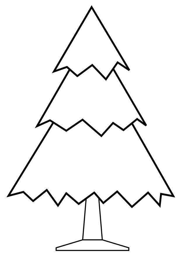 kerstboom Kleurplaat kerstboom