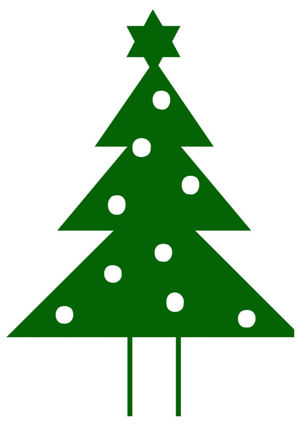 kerstboom met kerstster Afbeelding kerstboom met kerstster