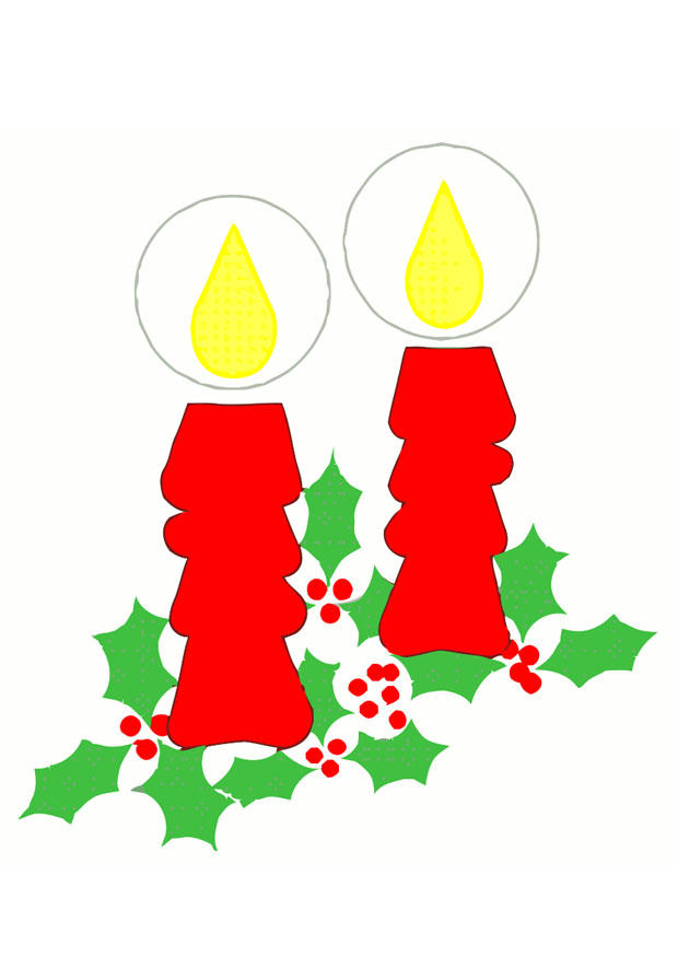 kerstkaarsen Afbeelding kerstkaarsen
