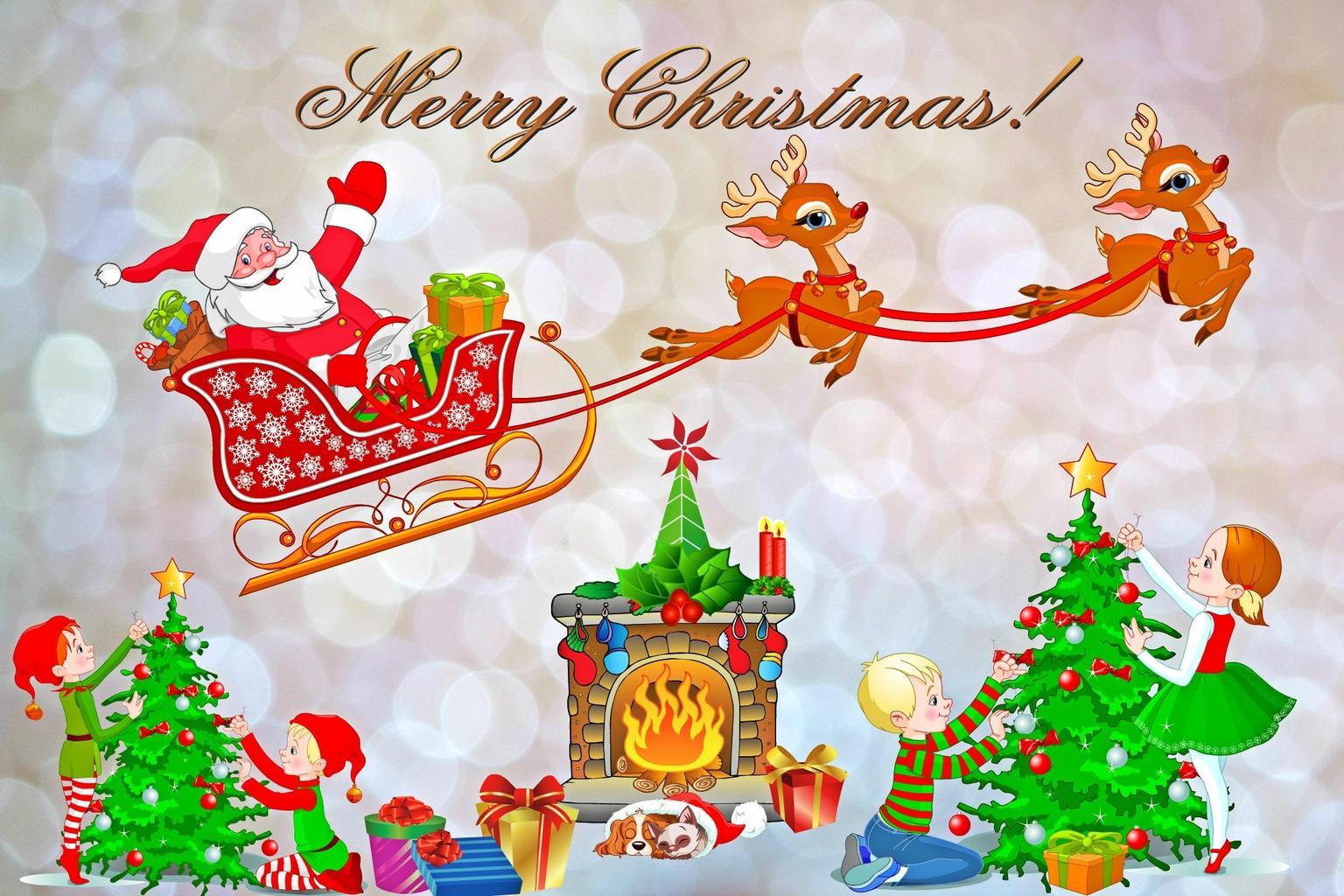 kerstkaart Afbeelding kerstkaart