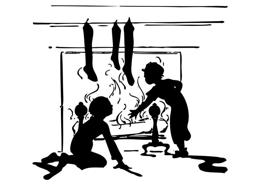 kerstkousen Kleurplaat kerstkousen