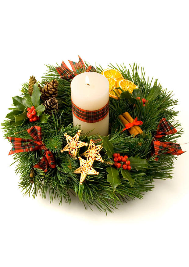 kerstkrans Foto kerstkrans