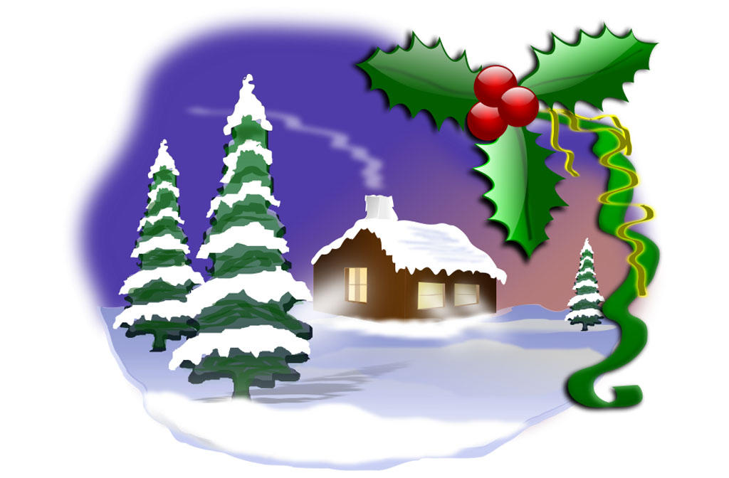 kerstlandschap Afbeelding kerstlandschap