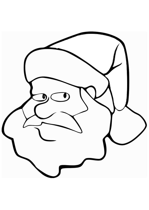 kerstman Kleurplaat kerstman