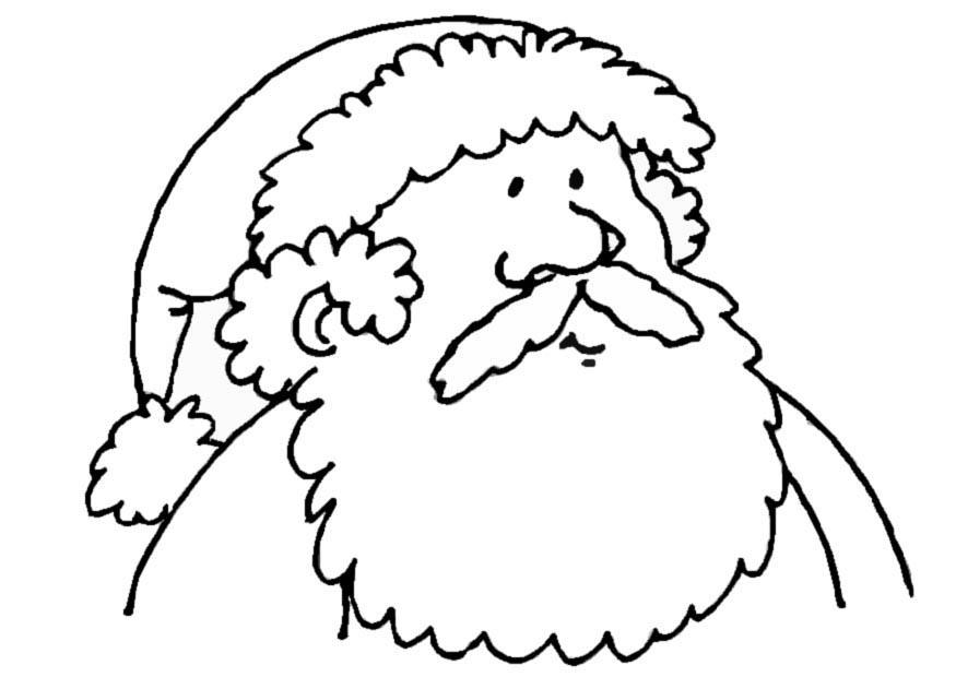 kerstman Kleurplaat kerstman