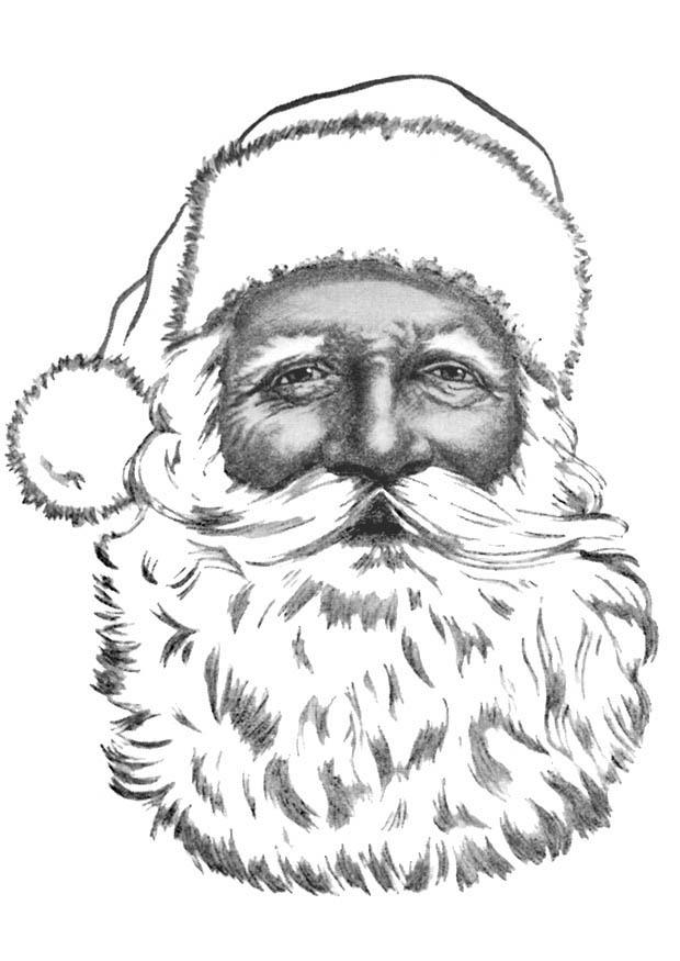 kerstman Kleurplaat kerstman
