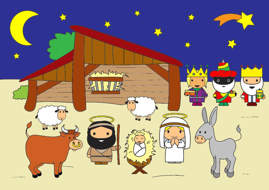 kerststal Afbeelding kerststal