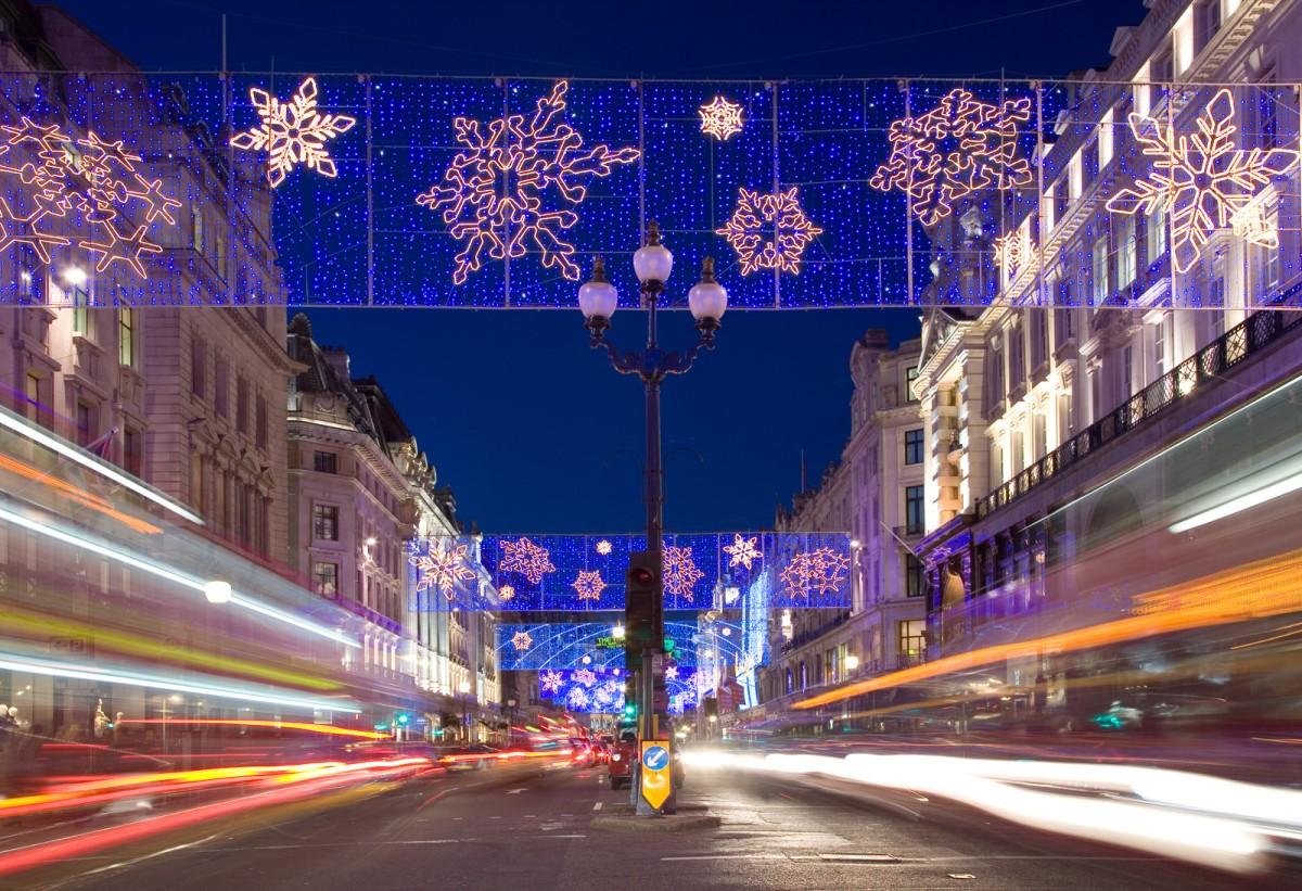 kerstversiering-londen Foto kerstversiering-londen