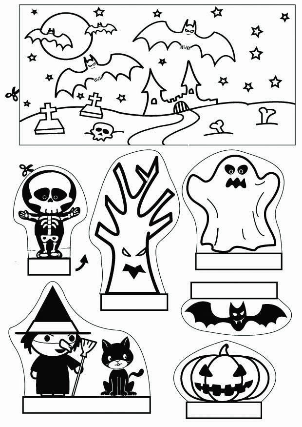 kijkdoos halloween Knutselen kijkdoos halloween