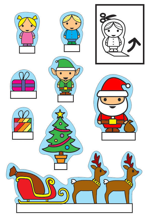 kijkdoos kerst Knutselen kijkdoos kerst