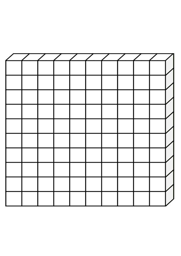 Kleurplaat 100 cm3