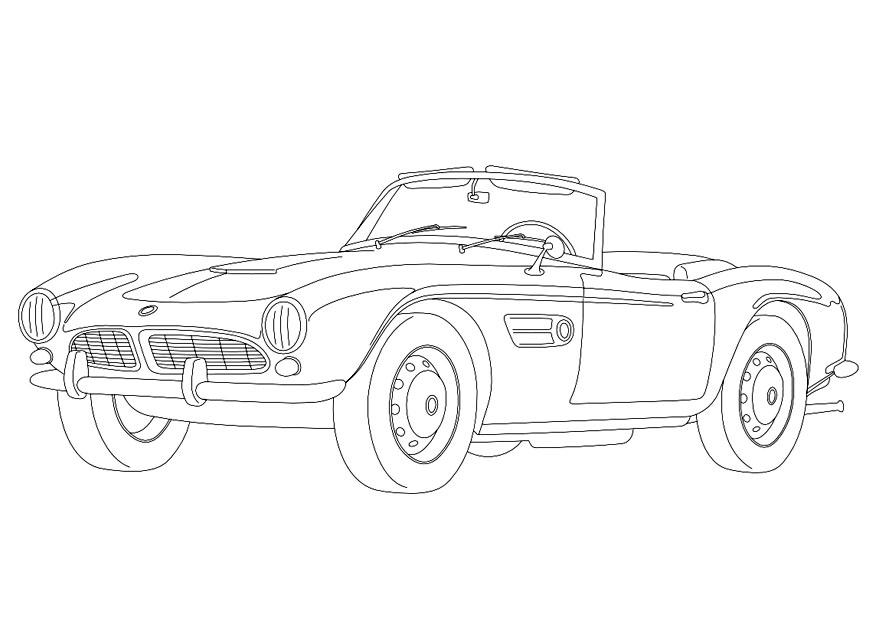 Kleurplaat bmw 507