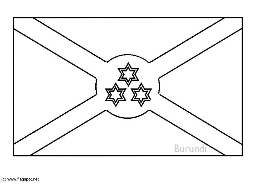 Kleurplaat burundi