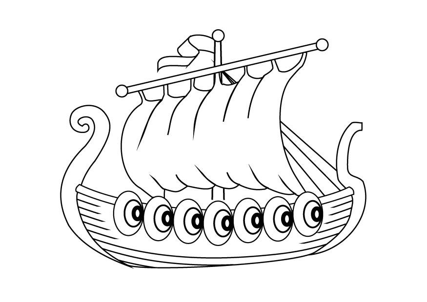 Kleurplaat drakar