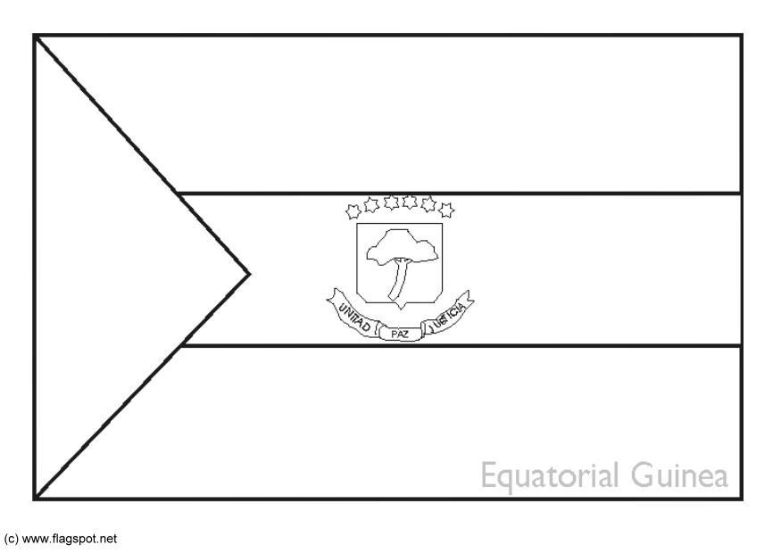 Kleurplaat equatorial guinea