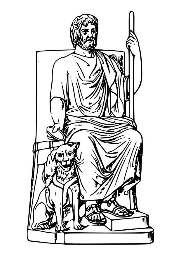 Kleurplaat hades