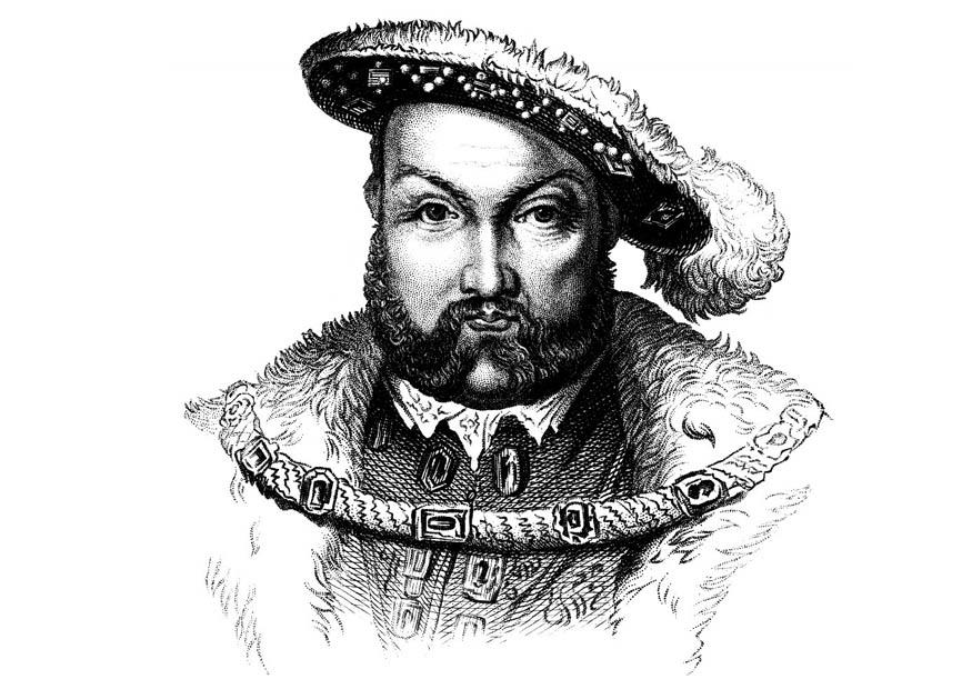 Kleurplaat henry viii