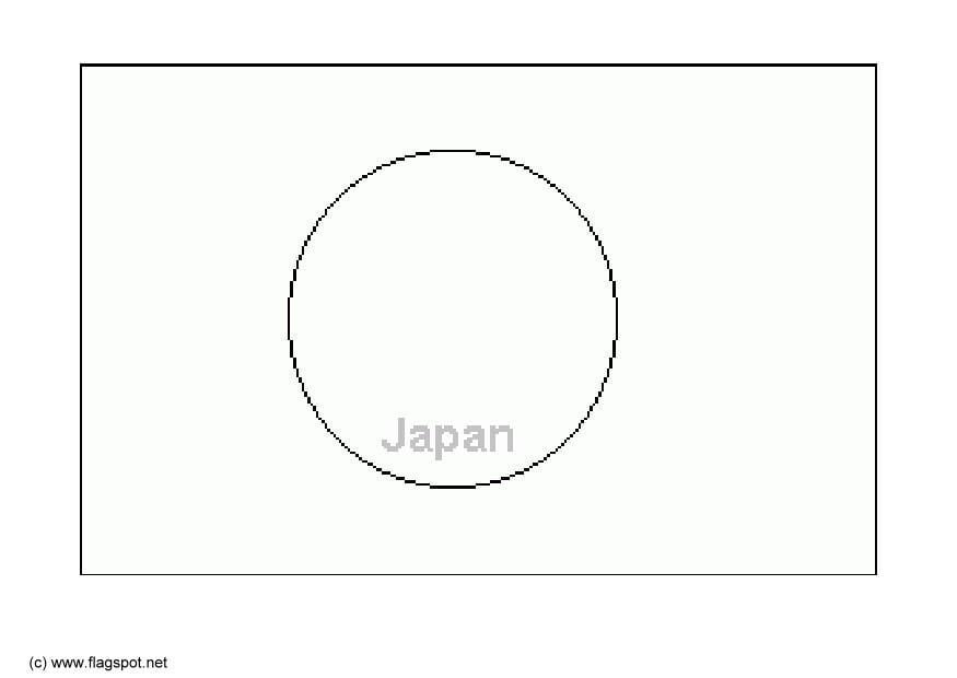 Kleurplaat japan