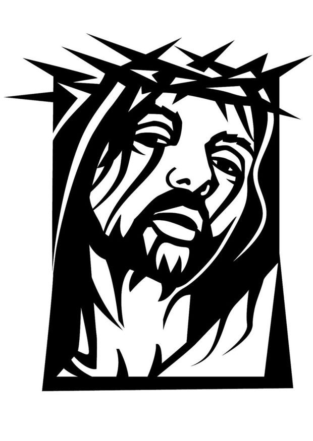 Kleurplaat jezus 