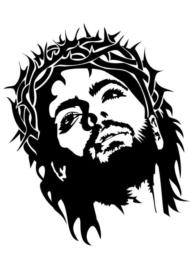 Kleurplaat jezus