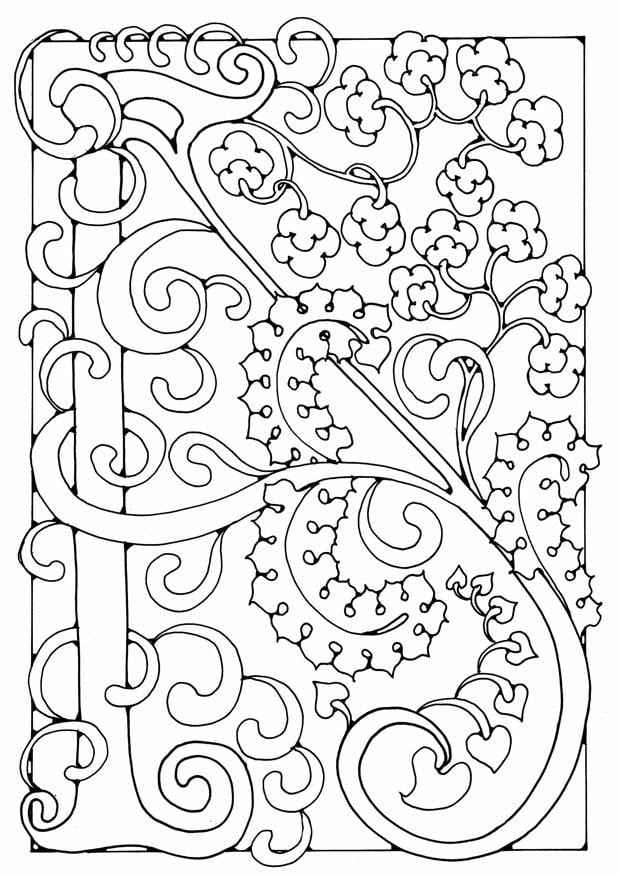 Kleurplaat letter - a 